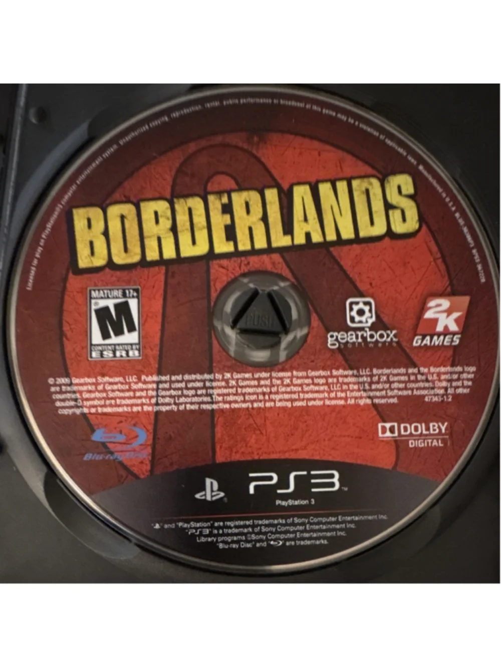 2K Games Borderlands PS3 Manual M Rated NTSC-U/C 2009 First-Person Shooter